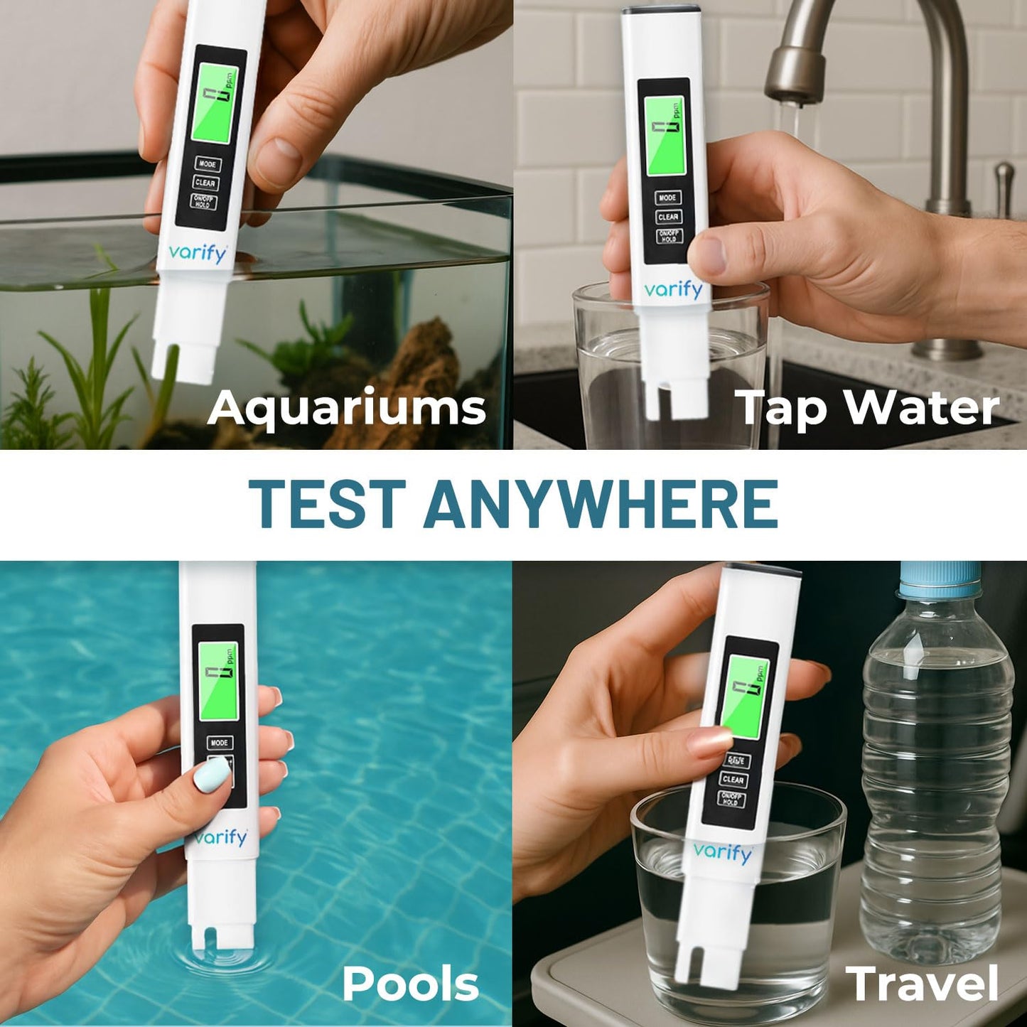 4-in-1 TDS Meter Digital Water Tester