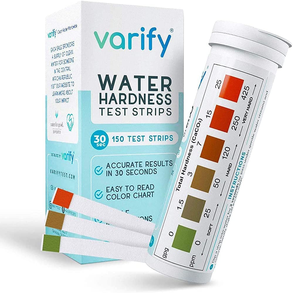 Water Hardness Test Kit - 150 Strips at 0-425ppm